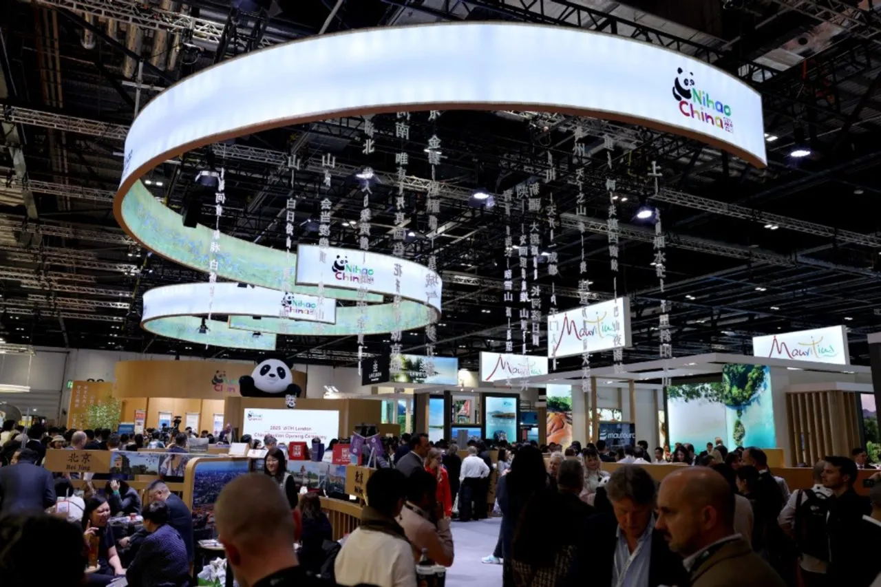 The China pavilion at WTM London 2025